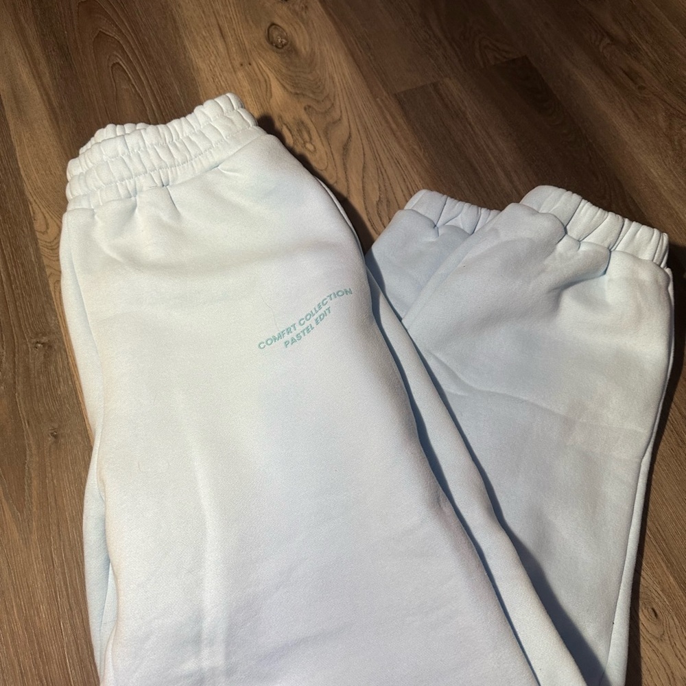 Comfort Collection Pastel Edit White Hoodie and Sweatpants Set - Picture 3 of 5